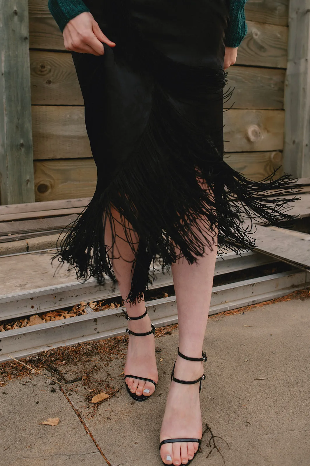 The Cecylia Fringe Skirt by FRNCH