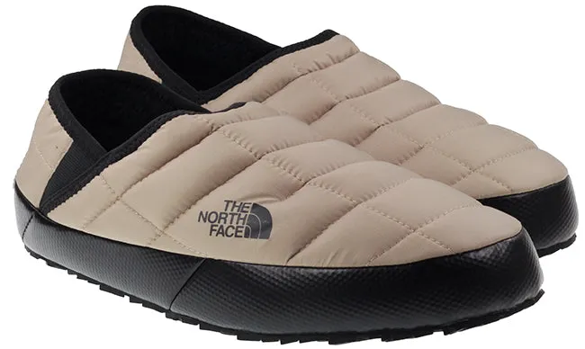 The North Face Mens ThermoBall Traction Mule V Hawthorne Khaki Black