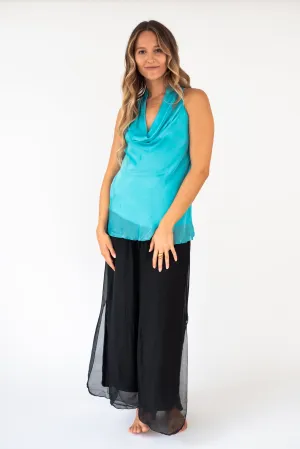 The Olinda sleeveless Silk Top