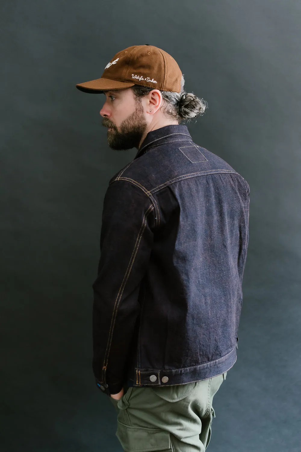 TNK402KH- 14.5oz Type II KAKISHIBU Jacket - Indigo OW