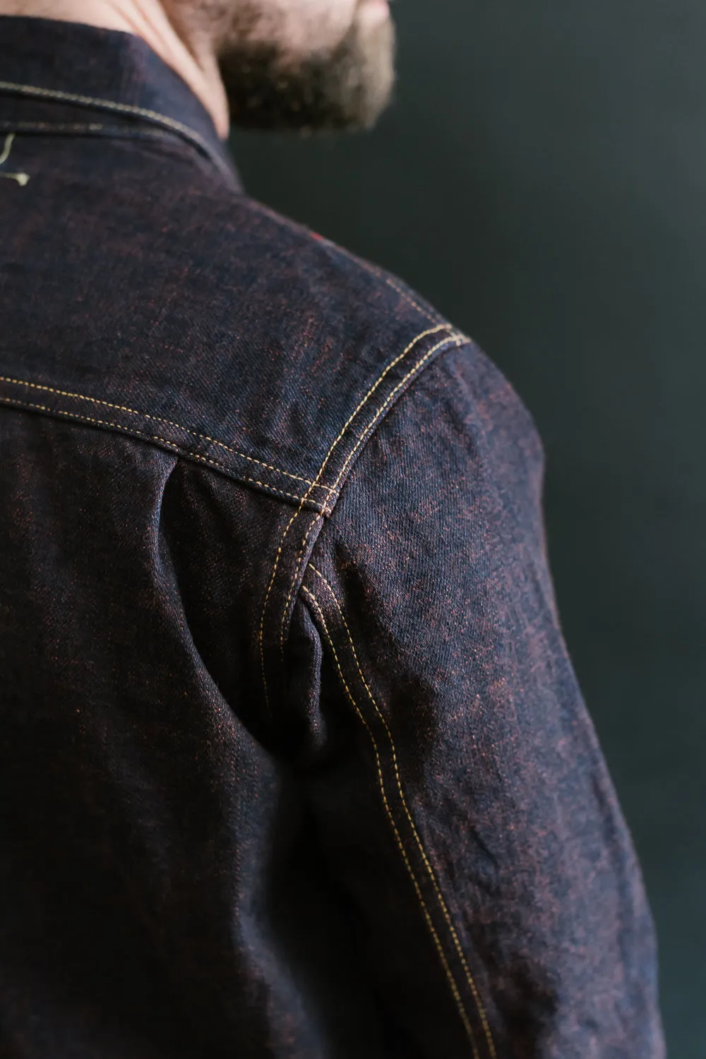 TNK402KH- 14.5oz Type II KAKISHIBU Jacket - Indigo OW