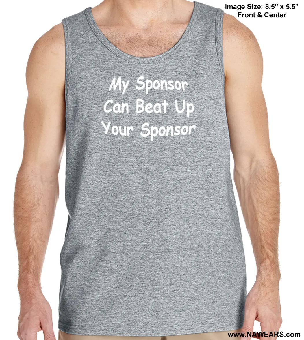 utt- My Sponsor Can Unisex Tank Tops