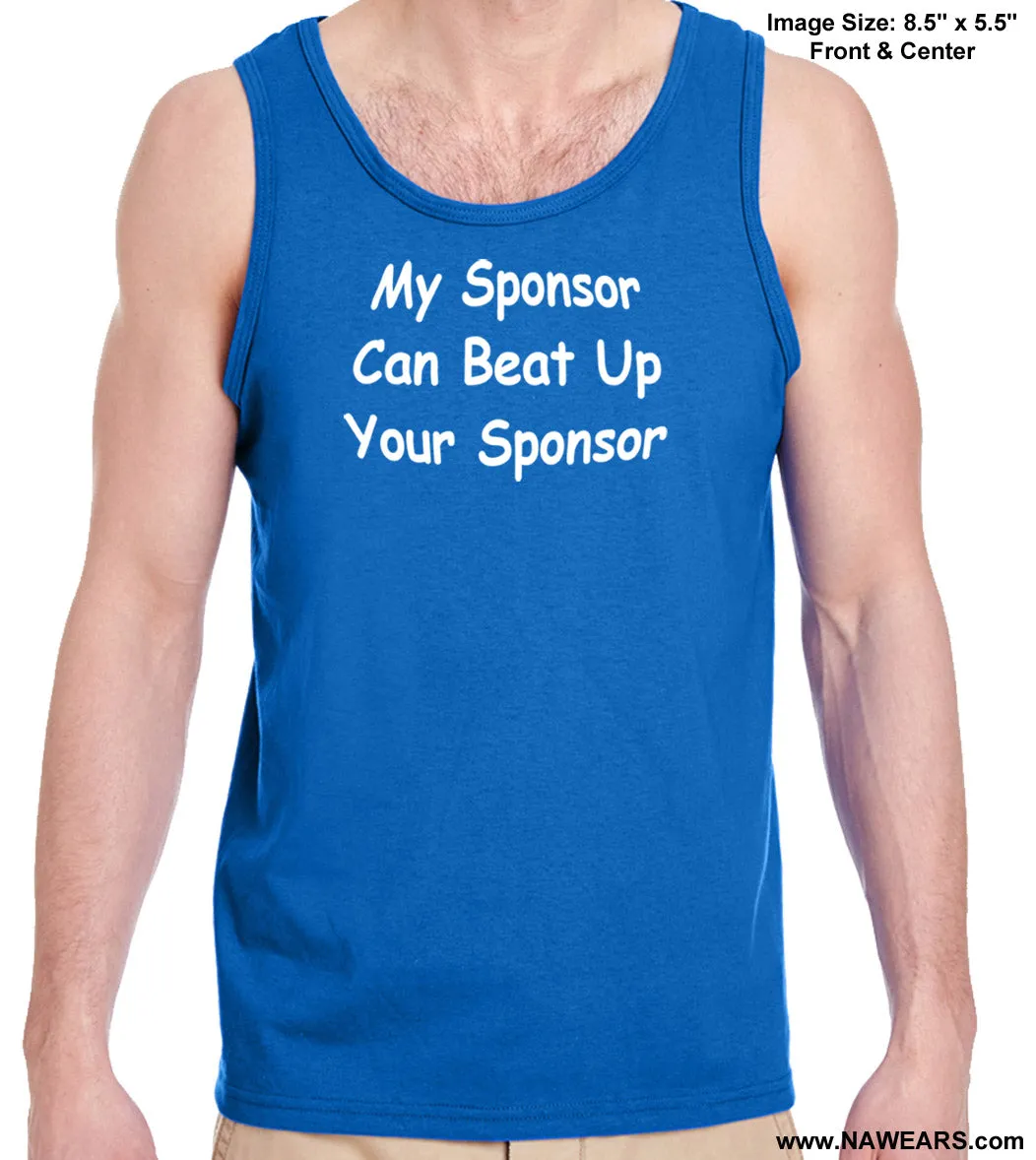 utt- My Sponsor Can Unisex Tank Tops