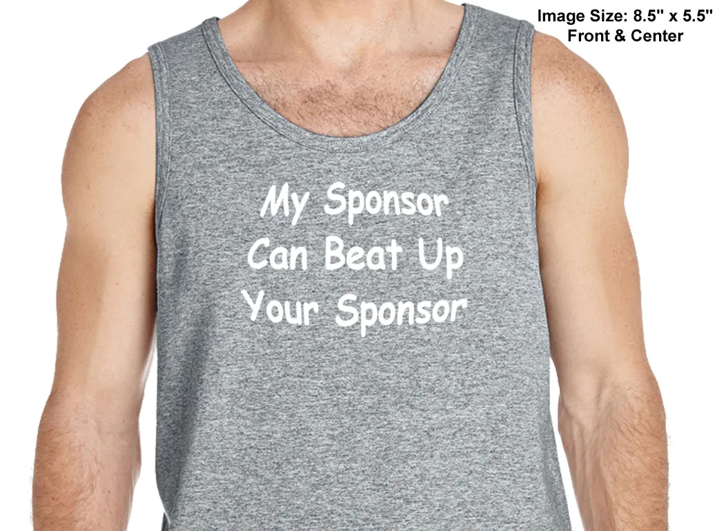 utt- My Sponsor Can Unisex Tank Tops