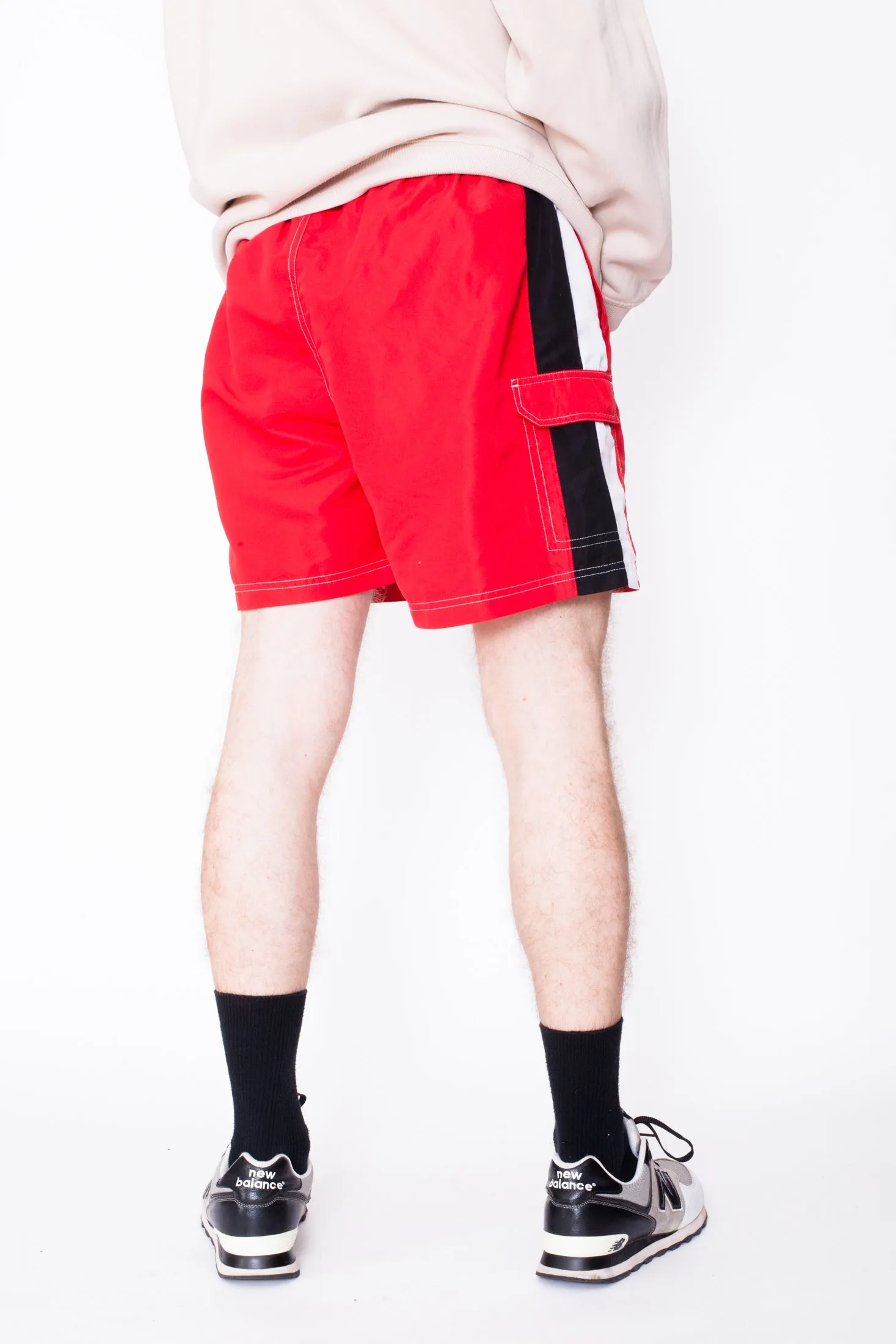 Vintage 90s Fila Red Running Shorts