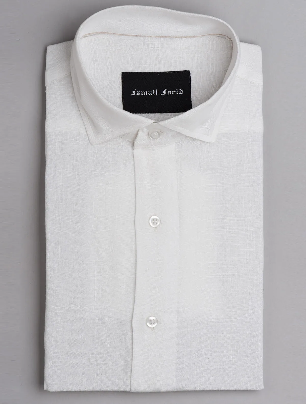 WHITE LINEN SHIRT